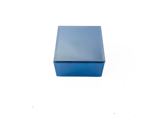 Caja Mediana Espejada Fume Deco Con Espejo Joyero Alajero