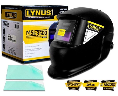 Mascara De Solda Escurecimento Automatico Fixa 3 A 11 Lynus