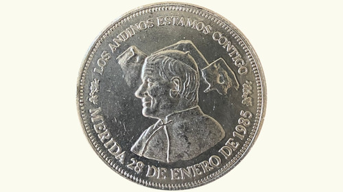 Venezuela, Medalla 1985, Xf/au. **banco Andino Venezolano**