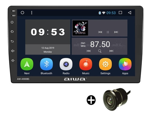 Autoradio Android Aiwa 2 Din Pantalla 9 Hd 2gb+32gb Wifi