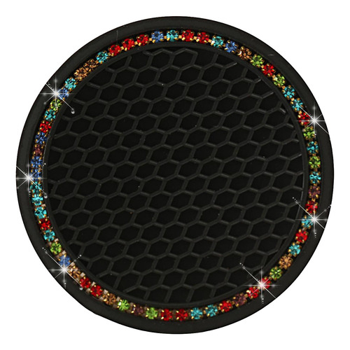 Vehículo Crystal Coaster Strass Cristal De Color Negro