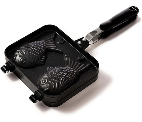 Imagen 1 de 7 de Waflera Doble Para Taiyaki Con Forma De Pescado