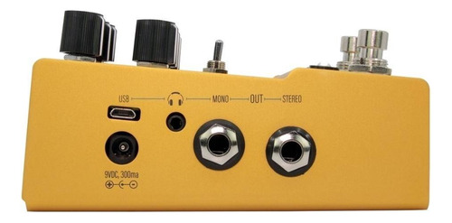 Pedal de efeito Walrus Audio Mako Series ACS1 amarelo