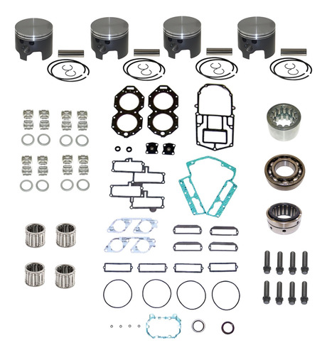 Piston Empaques Johnson Evinrude 4 Cil 120 140 Hp Estandar