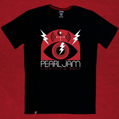 Remera Hombre Pearl Jam Lightning Bolt El Danzante