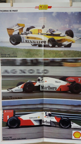 Alain Prost - Renault / Mclaren - Gp Belgica 1987 - Poster