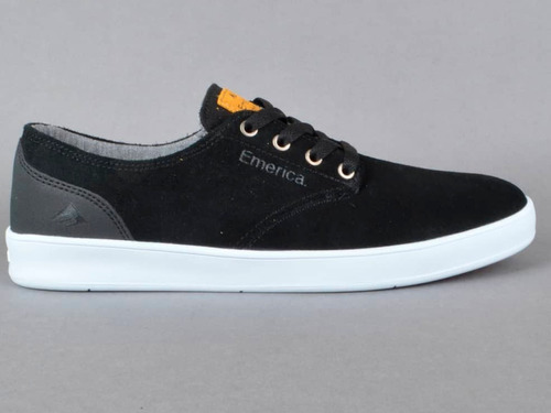 Tenis Emerica  Romero Laced Skate Shoes Black White Negro