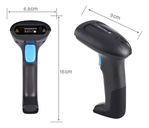 Realinn Usb 2d Qr Escáner De Código De Barras Con Cable, Lec