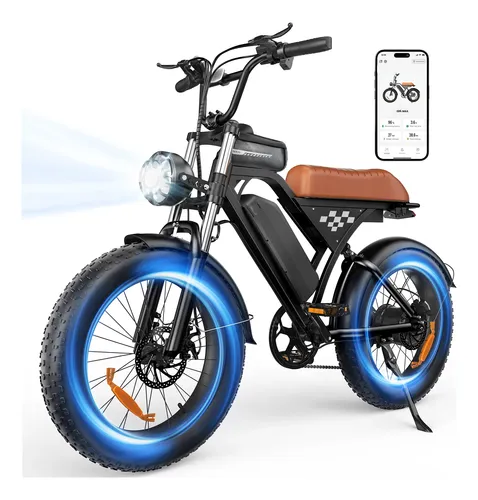 Bicicleta Elétrica Adultos Xroymexroy Eb5max 50km/h 1000wapp Preto
