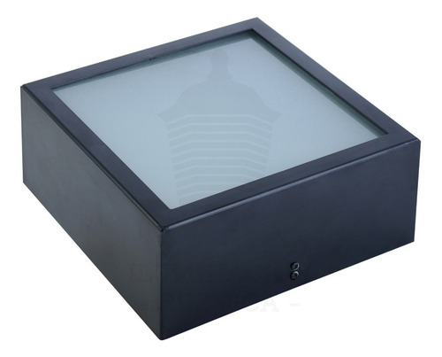 Imagen 3 de 8 de Lampara Aplique Pared Exterior Plafon Con Vidrio Esmerilado