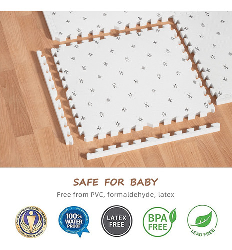 Tapete De Juego Para Bebés Extra Grande - 4ft X 6ft