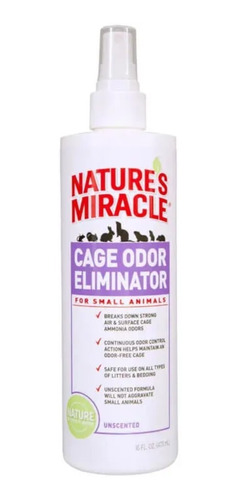 Cage Odor Eliminator  Limpiador Y Eliminador De Olores