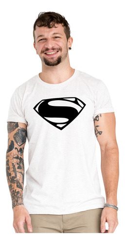 Superman Polera 100% Algodon Organico Premium Dc2