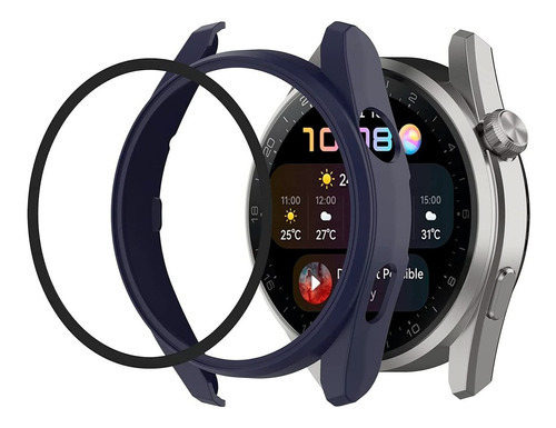 Carcasa Protector Vidrio Templado Para Huawei Watch 3 Funda 