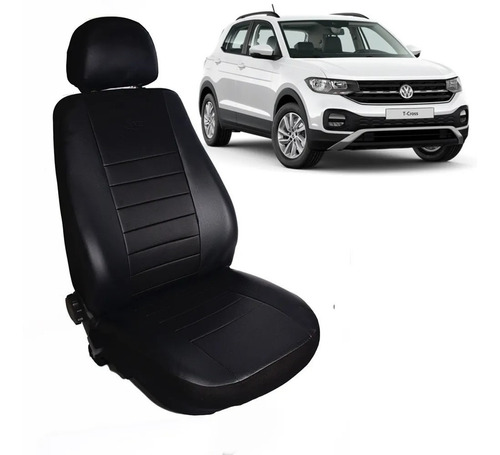 Funda Cubre Asiento Cuero Automotor Vw T-cros