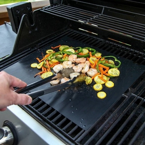 Manta De Teflon Para Churrasqueira Antiaderente 40x30cm Bbq