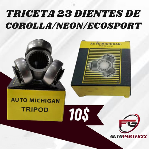 Triceta De Toyota Corolla Neon Ecosport 23 Dientes 