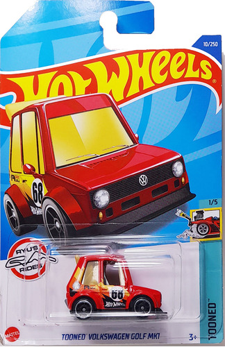 Hot Wheels Hwargento Tooned Volkswagen Golf Mk1 J3386 2022