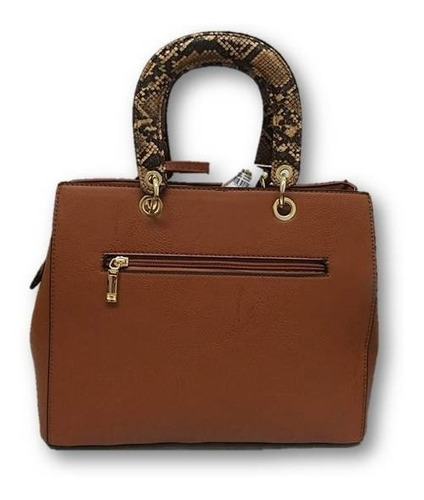 Imagen 2 de 4 de Bolso De Dama Con Cartera Estampado De Serpiente Vel5gt60