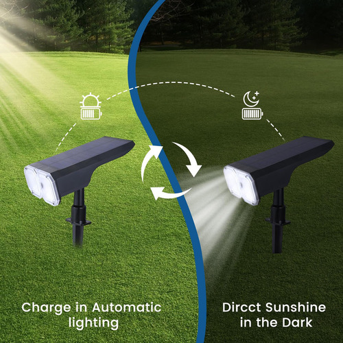 Focos Led De Paisaje Exterior Con Luz Nocturna En Forma De Y