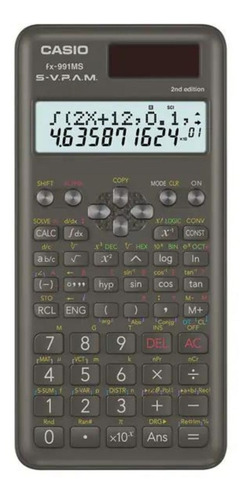 Calculadora Cientifica Casio Fx-991ms 2nd Ed. 401 Funciones Negro