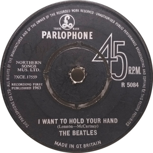 Vinilo 7'' - The Beatles I Want To Hold Your Hand / This Boy