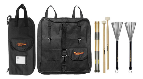 Kit Bag 02p Com Baquetas Rd 156 Lf S E Vassourinhas Va 183