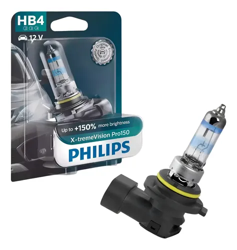 Lâmpada Hb4 X-treme Vision Pro150 Philips 51w 12v +150% Luz