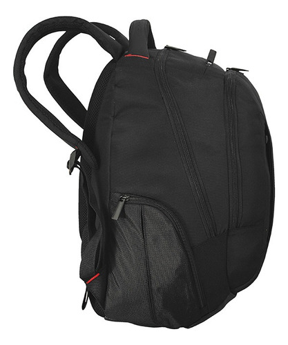 Mochila Locus Lp Backpackvii Ajustable Para Laptop Samsonite Color Negro