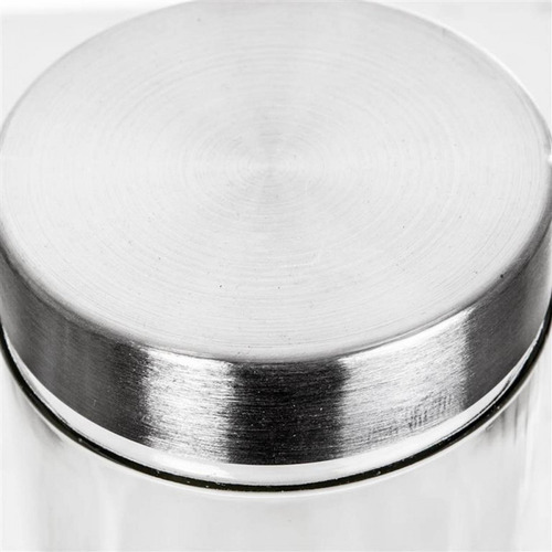 Set De Frascos Recipiente De Vidrio Con Tapa