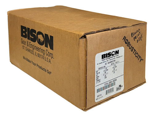 Bison 016-246-6058 / 0162466058 Series 246 Ac Gearmotor 1/6h