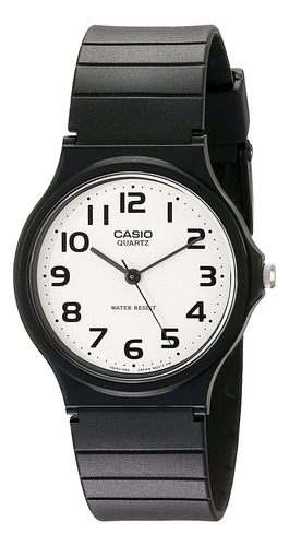 Casio Reloj Analógico Mq24-7b2 Para Hombre Con Banda De Resi