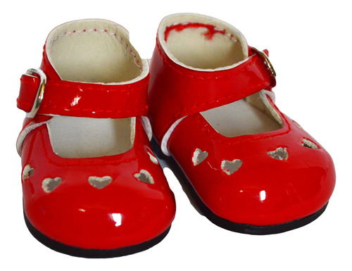 Red Heart Mary Janes/se Adapta A Muñecas De 14 Pulgadas/za.