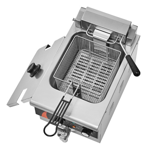 Vevor Freidora Comercial De Encimera De 1750 W Con Cesta