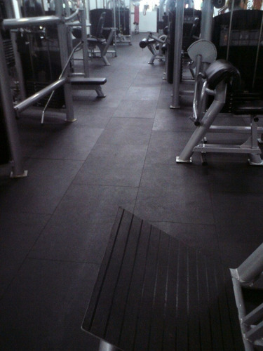Imagem 4 de 8 de Piso Emborrachado Ultra Resistente Para Academia E Fitness