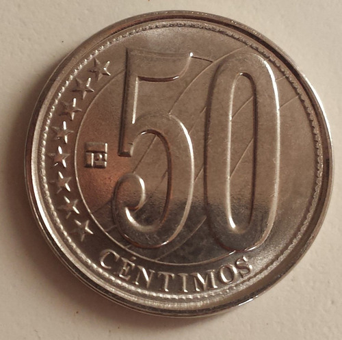 Moneda Venezuela 50 Céntimos 2010 Conmemorativa Bcv Unc