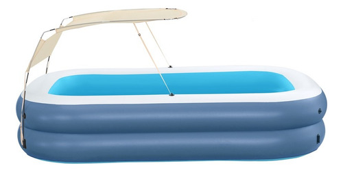 Alberca Inflable C/toldo 2.54x1.78x1.40 54449 Bestway Color Azul