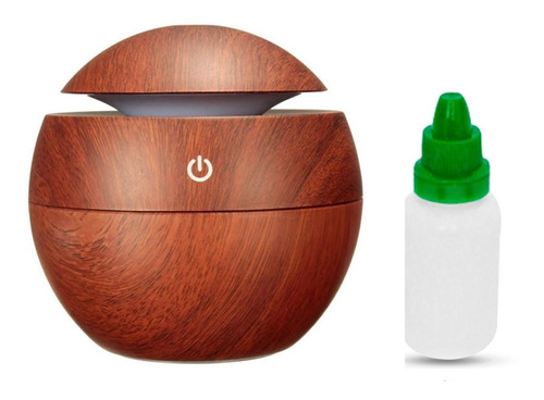 Difusor De Aromas 130 Ml Humidificador Luz Led + Una Esencia