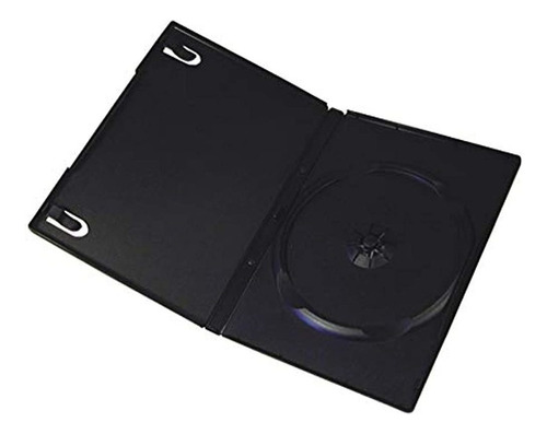 Progo 50 Pack Standard Black Single Dvd Cases 14mm