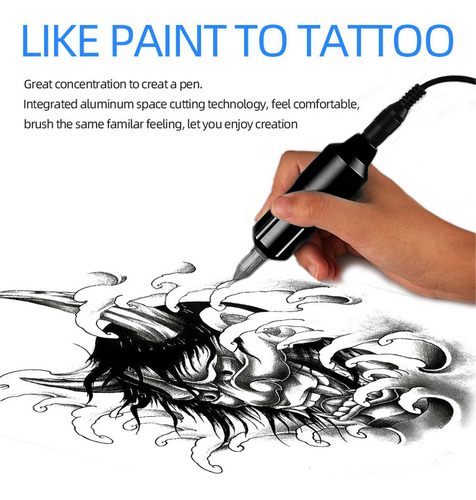 Imagen 5 de 9 de Kit De Máquina De Tatuaje Giratoria Profesional