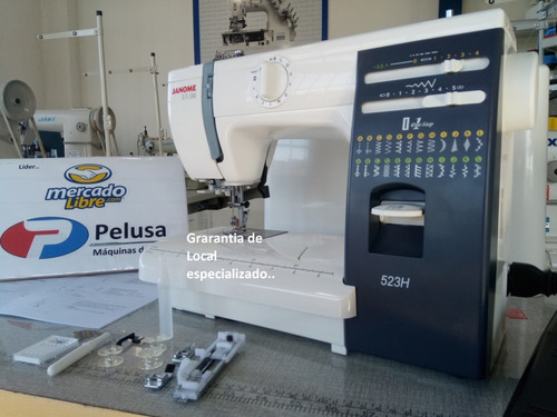 Imagen 5 de 9 de Janome 523h + 3 Tijeras + Pie Falso Overlock Full Gtía 3años