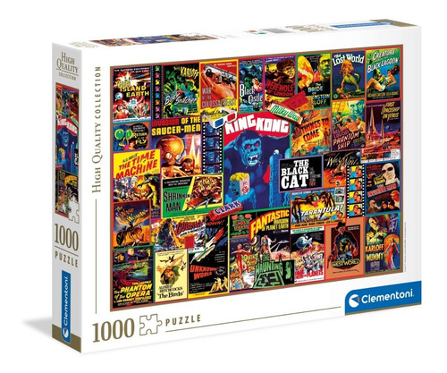Rompecabezas Clementoni 1000 Pcs Peliculas Clasicas Thriller