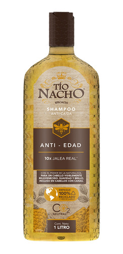 Tio Nacho Shampoo Anticaida Anti-edad 1 Lt