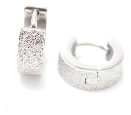 Imagen 2 de 3 de Aretes Broquel Huggies Plateado Azucarado Acero Para Bebe