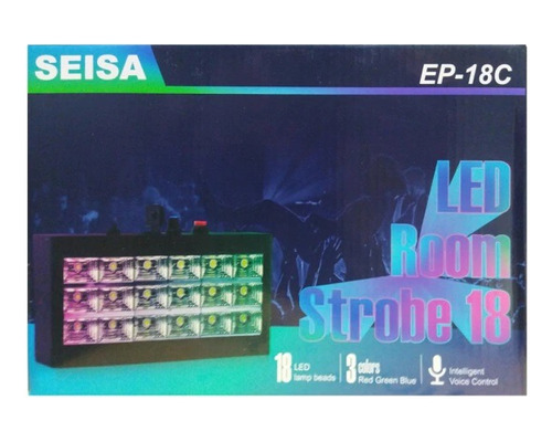 Flash 18 Leds Rgb Modo Automático Y Audiorítmico .