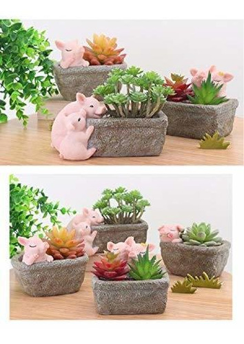 Youfui Maceta Decoracion Para Hogar Suculenta Oficina R1