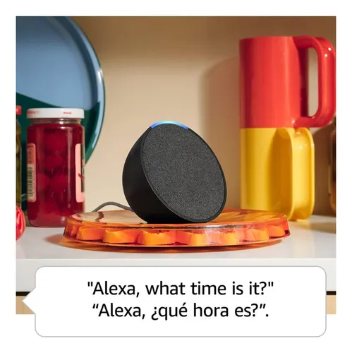 Combo Asistente Alexa Echo Pop Bombillo Interruptor Enchufes