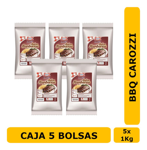 Bbq Carozzi 5 Bolsas 1kg