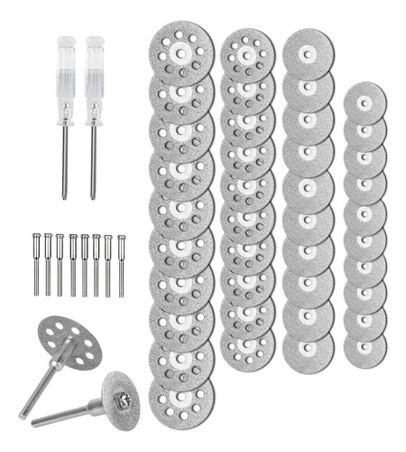 Conjunto De 50 Peças De Rodas De Corte De Diamante Para Ferr