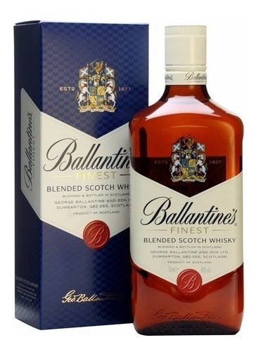 Imagen 1 de 6 de Whisky Ballantines Finest 1000ml En Estuche